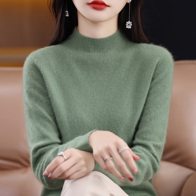 Women's cashmere sweater, 100% wool, say goodbye to static electricity - buy two and get free shipping! - Image 32