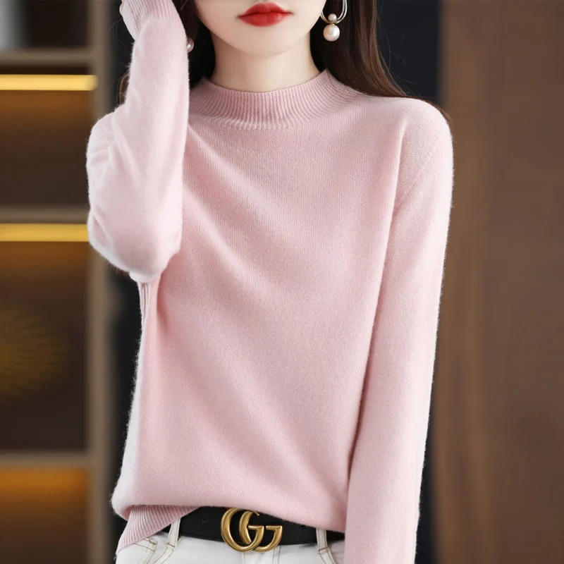 Women's cashmere sweater, 100% wool, say goodbye to static electricity - buy two and get free shipping! - Image 5