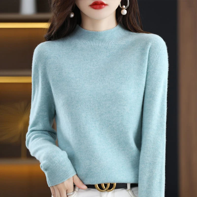 Women's cashmere sweater, 100% wool, say goodbye to static electricity - buy two and get free shipping! - Image 7