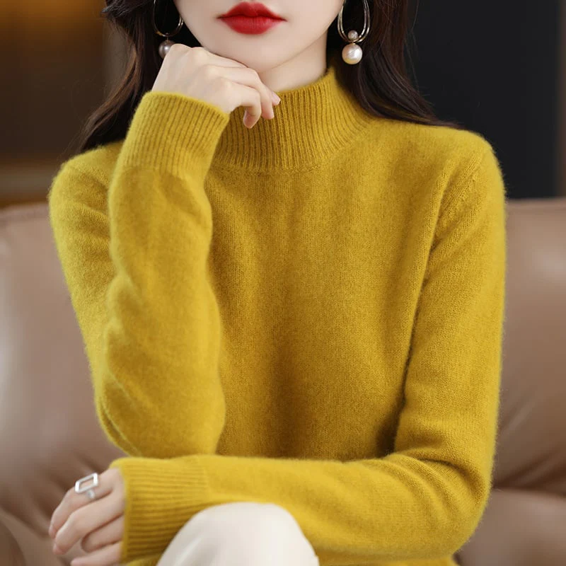 Women's cashmere sweater, 100% wool, say goodbye to static electricity - buy two and get free shipping! - Image 9