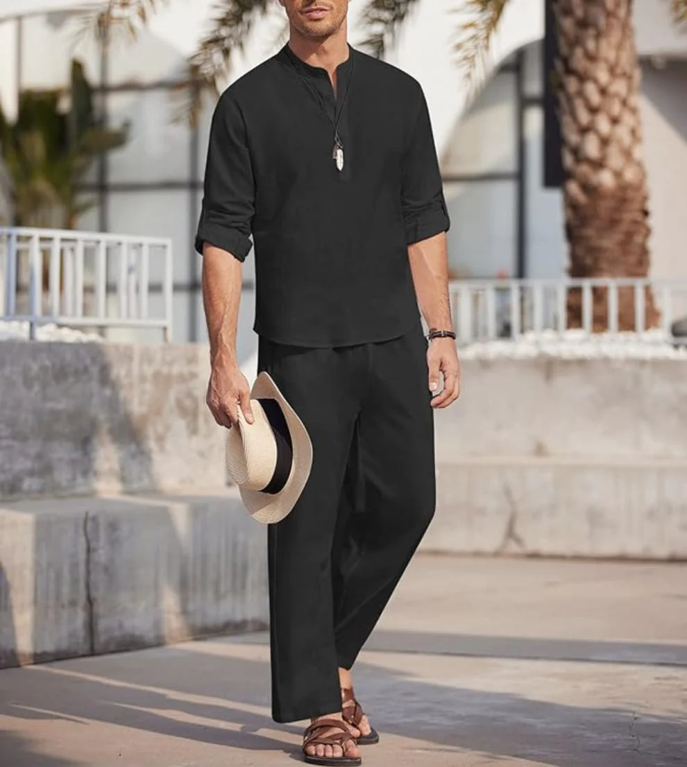 Men's casual two piece suit - Image 19