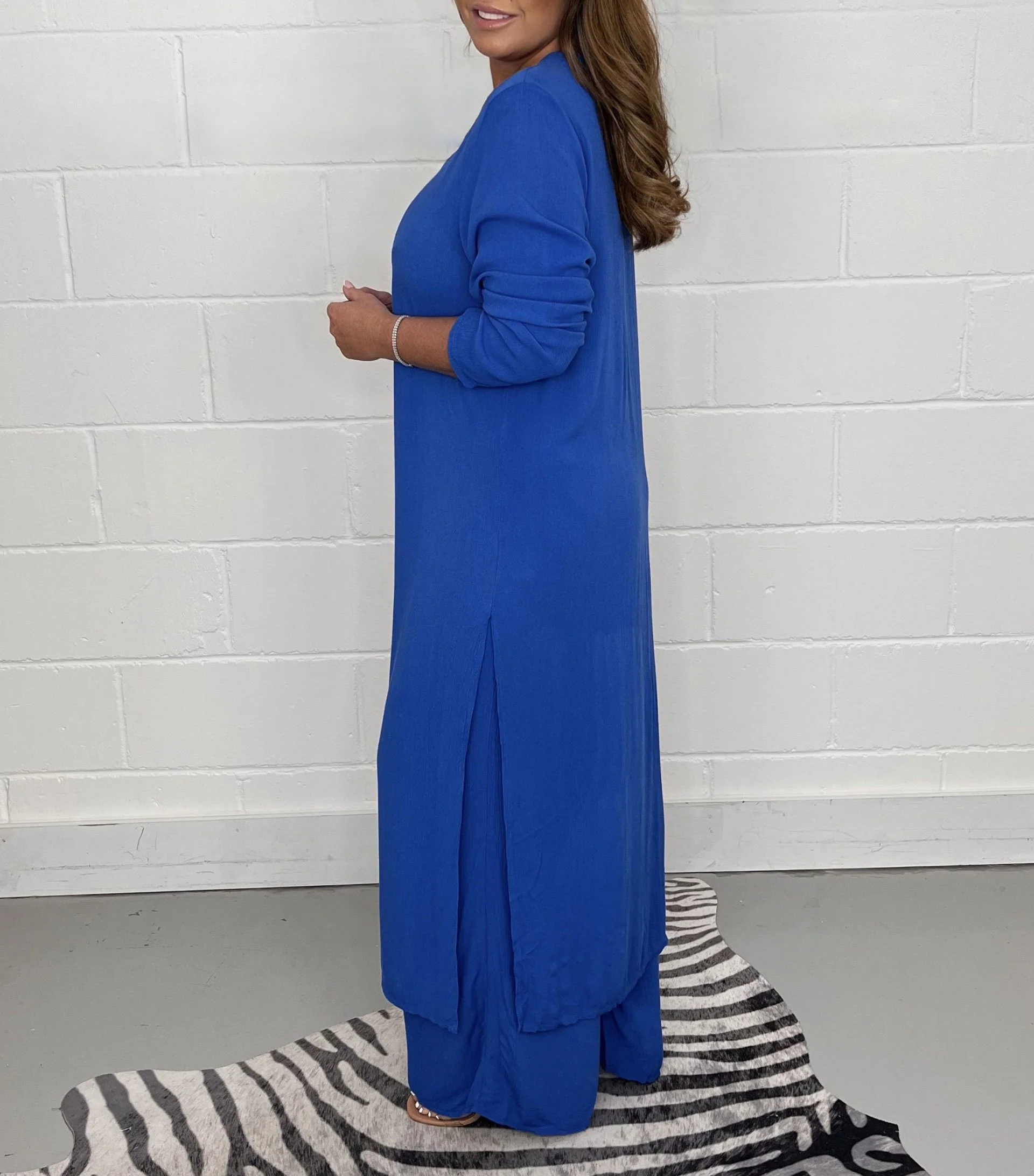 Casual 2 Pieces Suit With Long Top & Matching Trouser(Buy 2 get free shipping) - Image 10