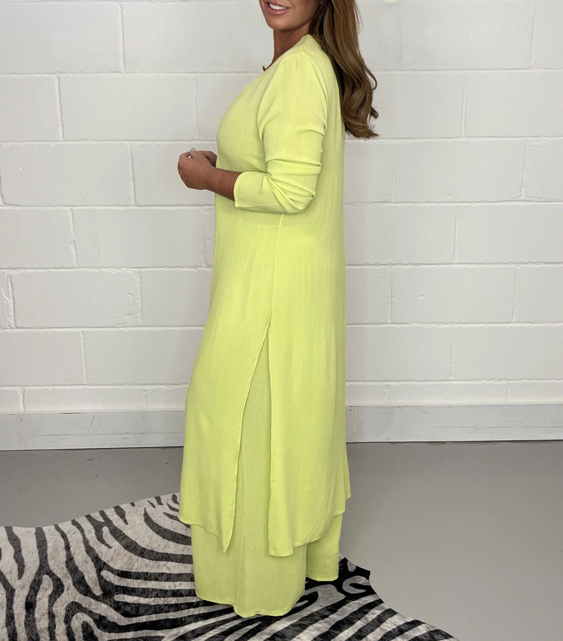 Casual 2 Pieces Suit With Long Top & Matching Trouser(Buy 2 get free shipping) - Image 14