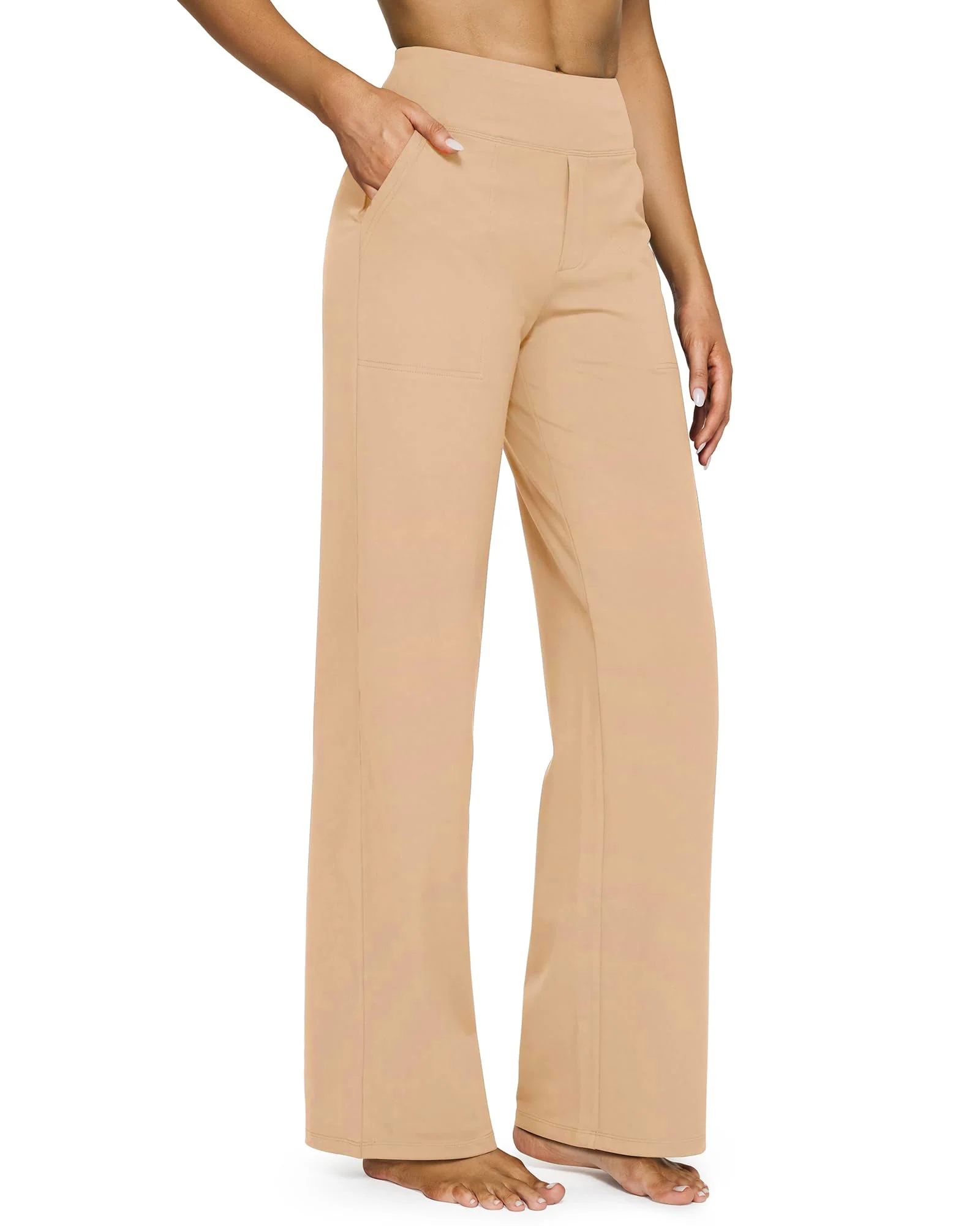 🔥🔥Women's High Waist Stretch Casual Yoga Wide Leg Pants - Image 13