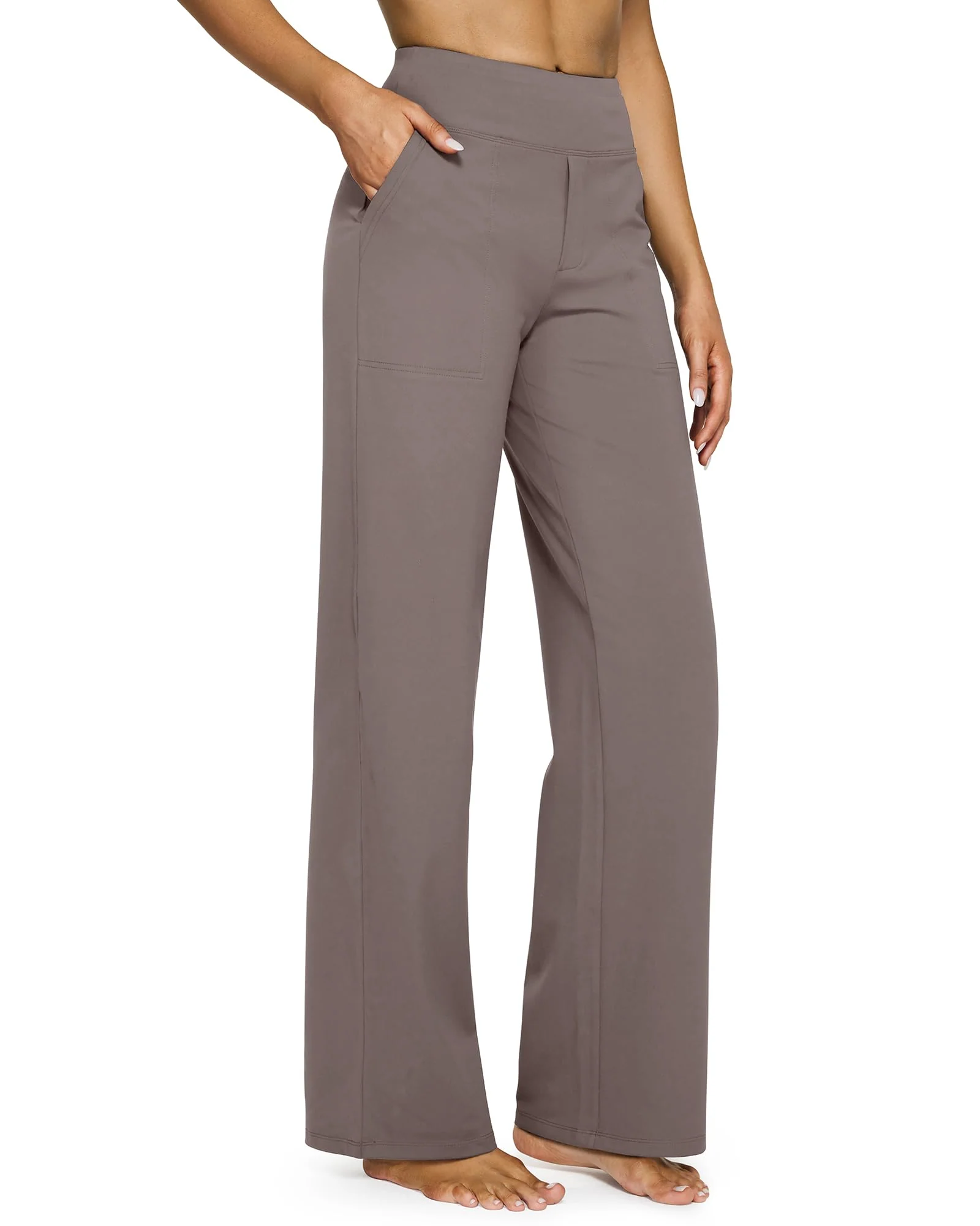 🔥🔥Women's High Waist Stretch Casual Yoga Wide Leg Pants - Image 15