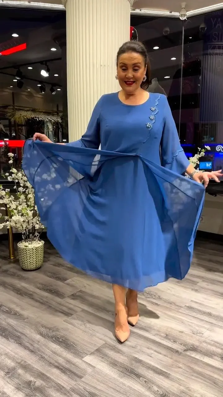 💕Women's chiffon solid color loose dress - Buy two and get free shipping! - Image 7