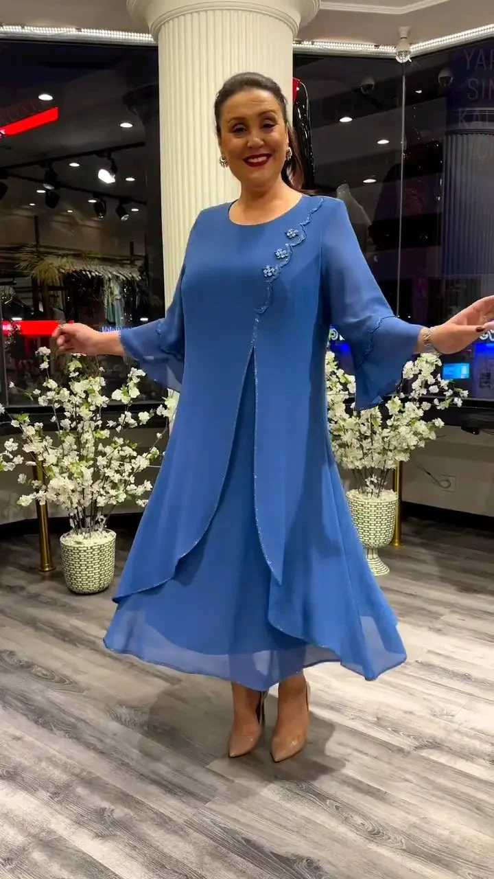 Women's Chiffon Solid Color Loose Dress - Buy Two And Get Free Shipping - Image 10