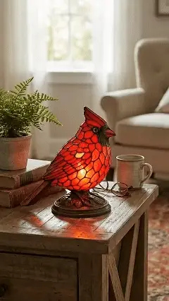 Christmas Cardinal Bird Decorative Light - Image 8