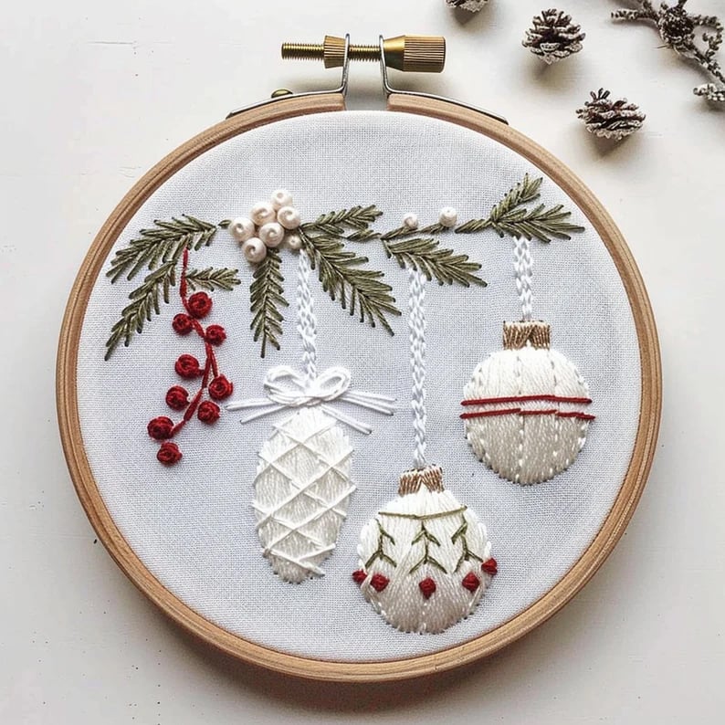 Christmas Embroidery KIT - Image 13