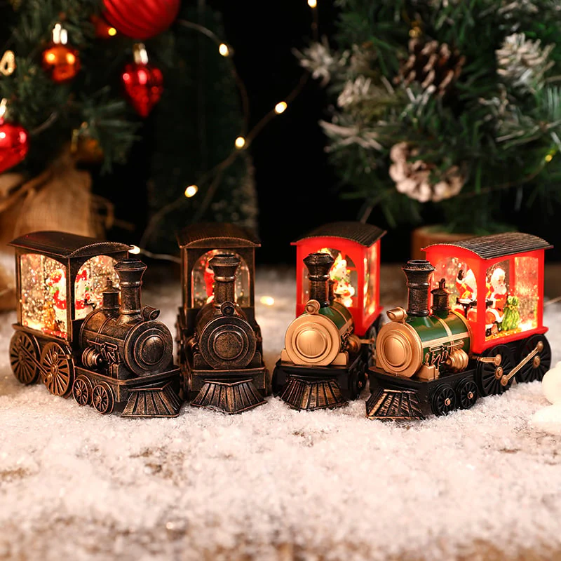 🎉🎅Christmas Gift Music Box Train💝 Music Box Crystal Ball Ornaments - Image 5