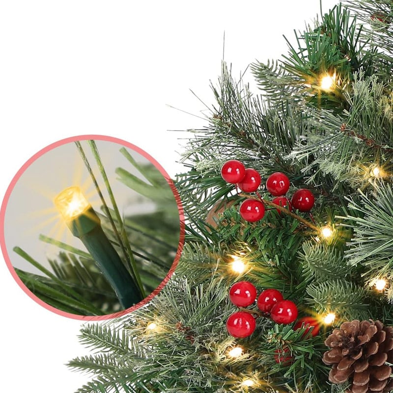 🎄🔥Pre-lit Artificial Christmas Tree Urn Filler💐 - Image 4