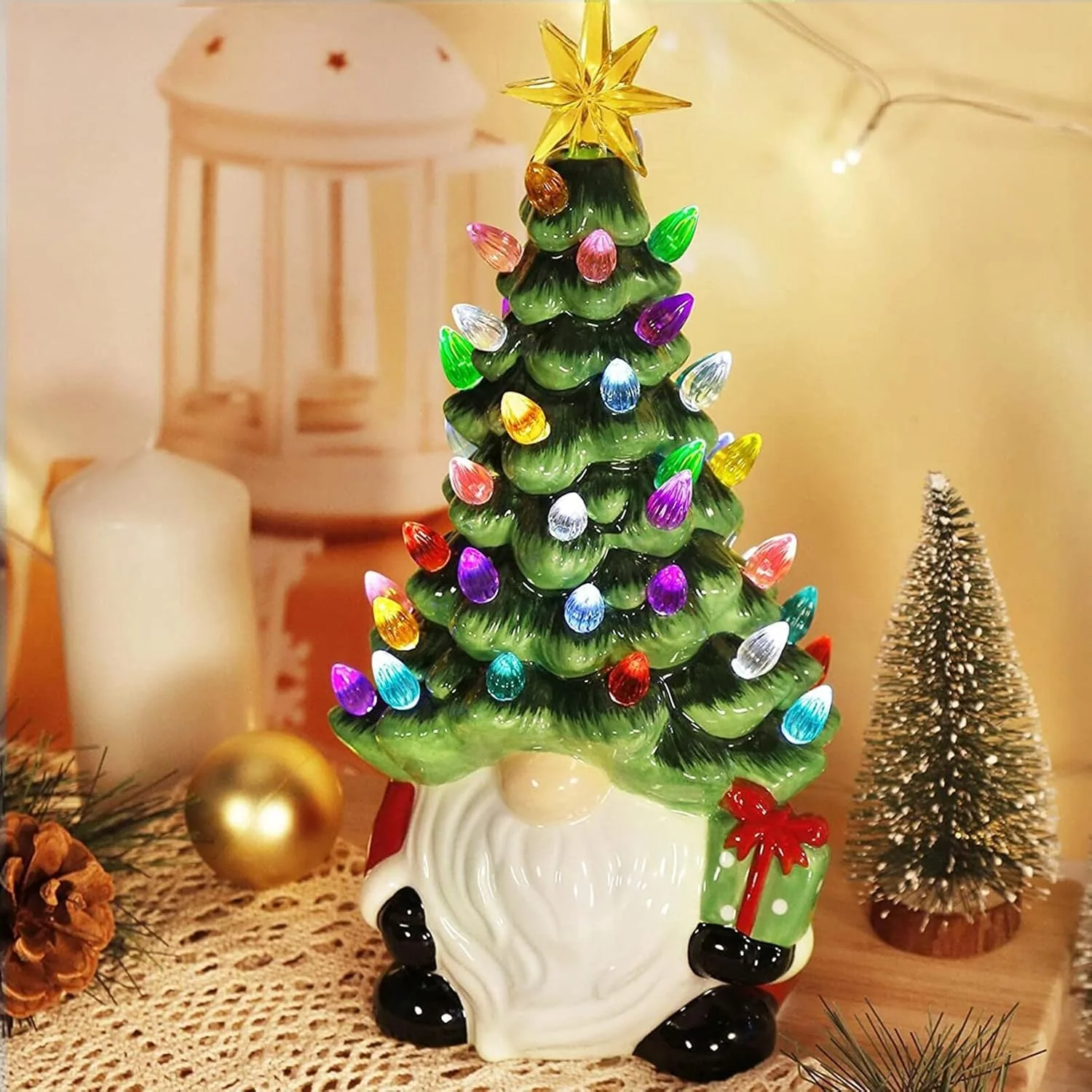 🔥 Christmas dwarf decoration with light - Image 2
