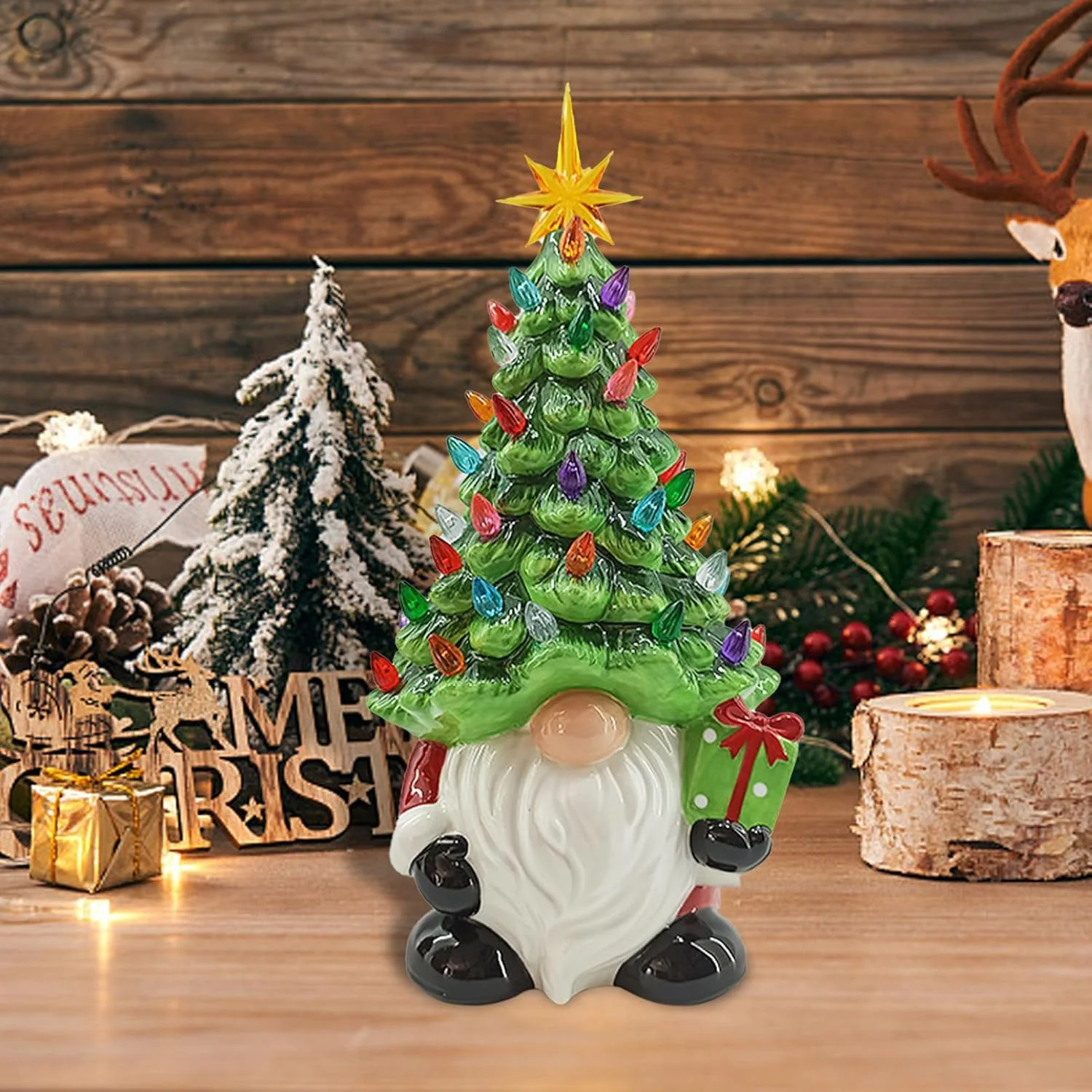 🔥 Christmas dwarf decoration with light - Image 4