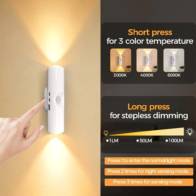 🔥Christmas Sale - Rechargeable Smart LED Motion Sensor Ambient Light - Image 6