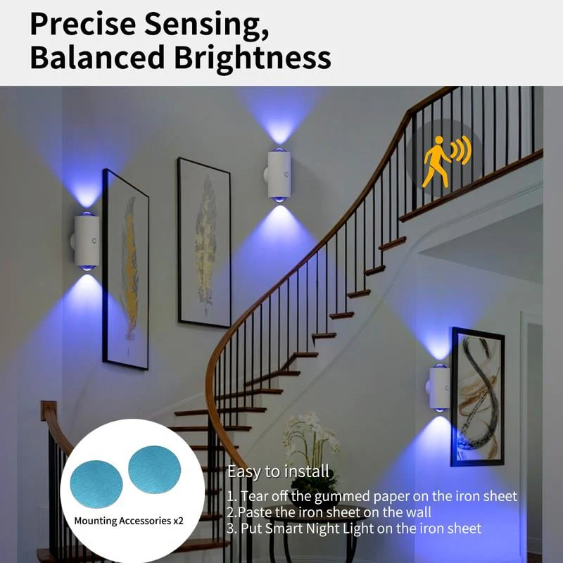 🔥Christmas Sale - Rechargeable Smart LED Motion Sensor Ambient Light - Image 9