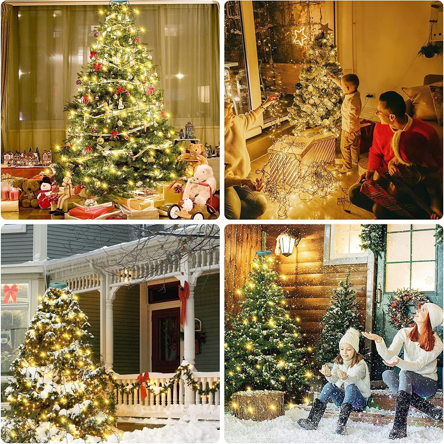 Christmas Pre-sale SALE🎄Christmas Tree Waterfall Lights with Ring - Image 8