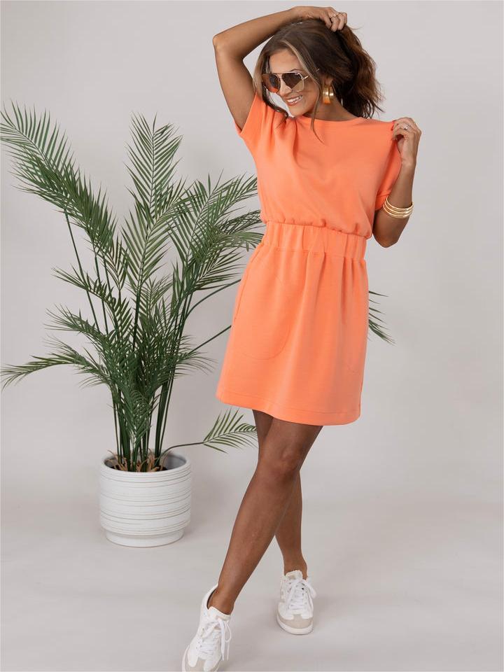 Cinched T-Shirt Dress(BUY 2 FREE SHIPPING) - Image 11
