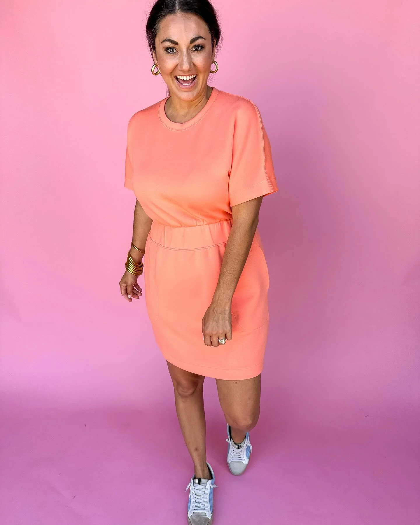Cinched T-Shirt Dress(BUY 2 FREE SHIPPING) - Image 14