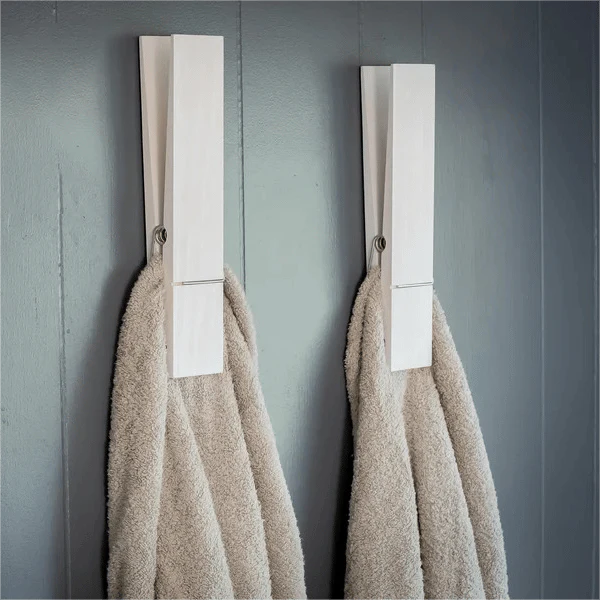 Clothespin Bathroom Towel Holder - Image 14