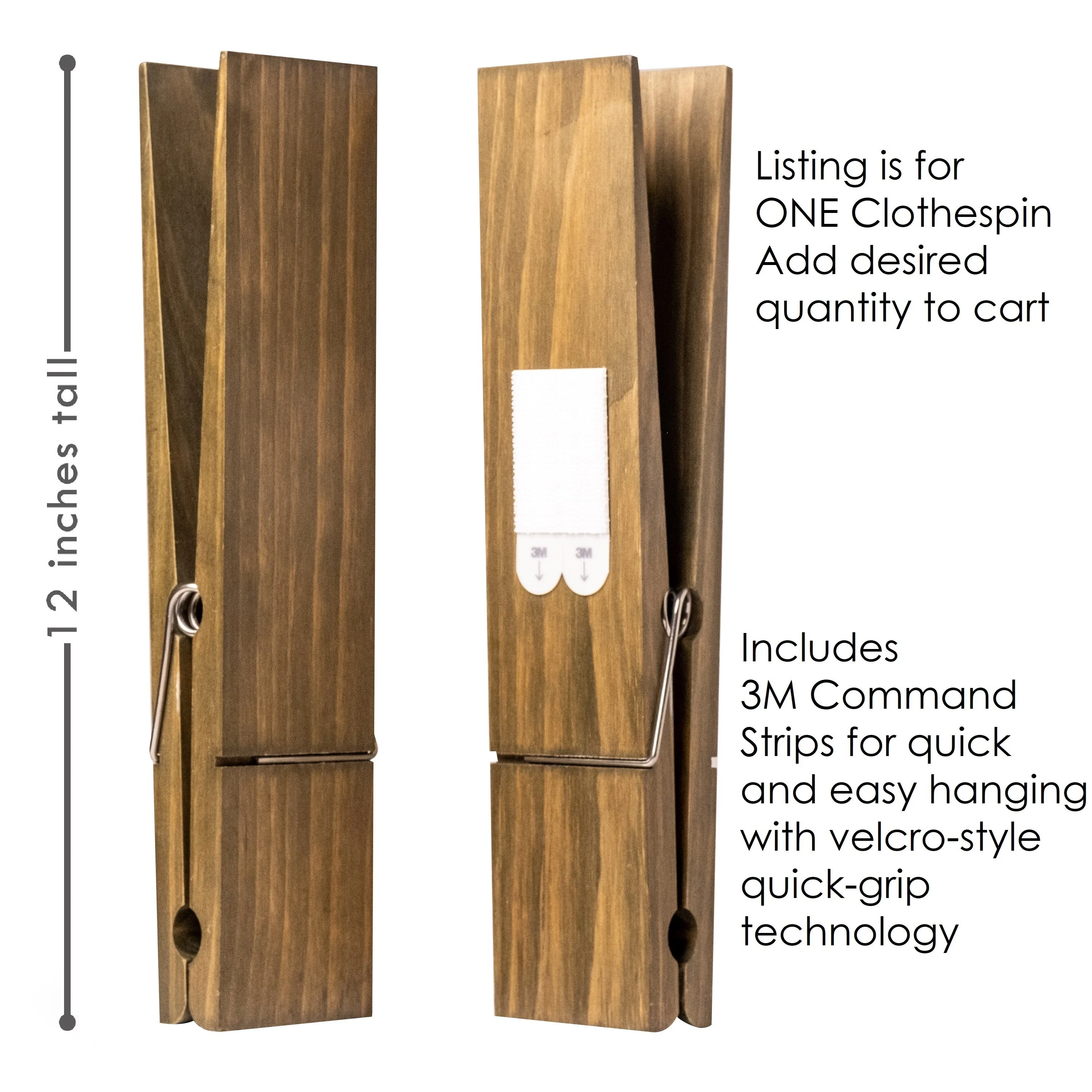 Clothespin Bathroom Towel Holder - Image 3