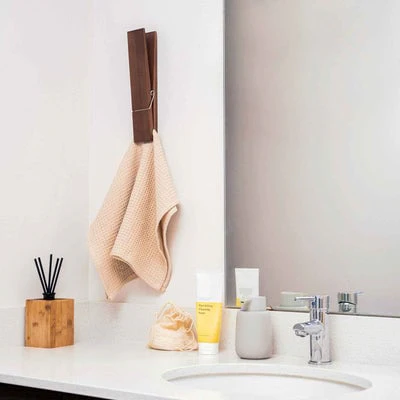 Clothespin Bathroom Towel Holder - Image 4