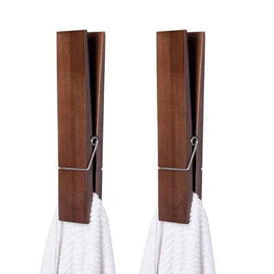 Clothespin Bathroom Towel Holder - Image 9