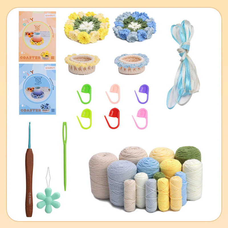 [DIY Kit]Handmade Diy Lily Of The Valley Coasters - Image 8