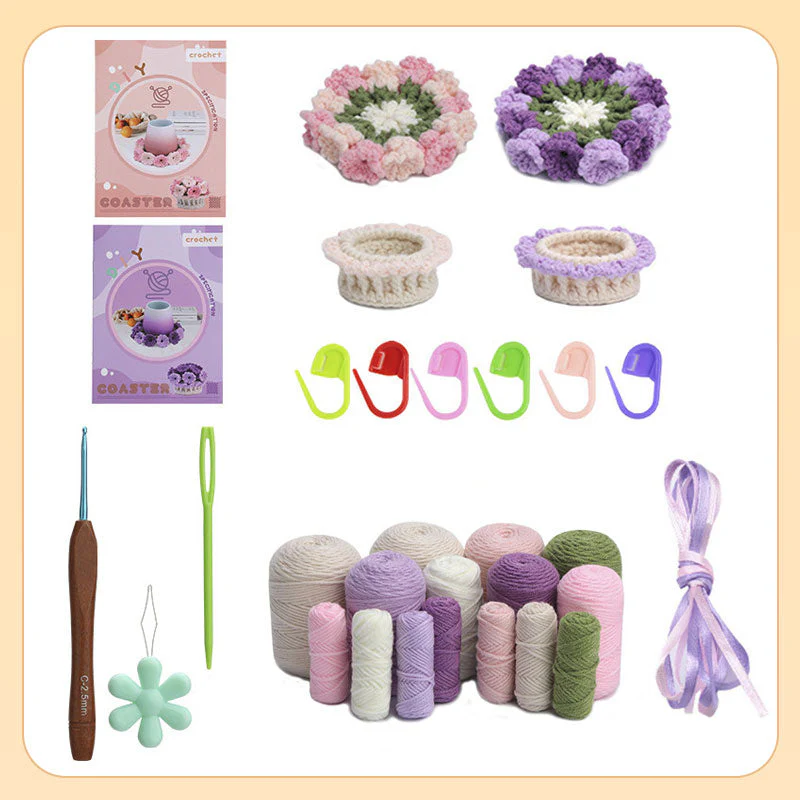 [DIY Kit]Handmade Diy Lily Of The Valley Coasters - Image 9