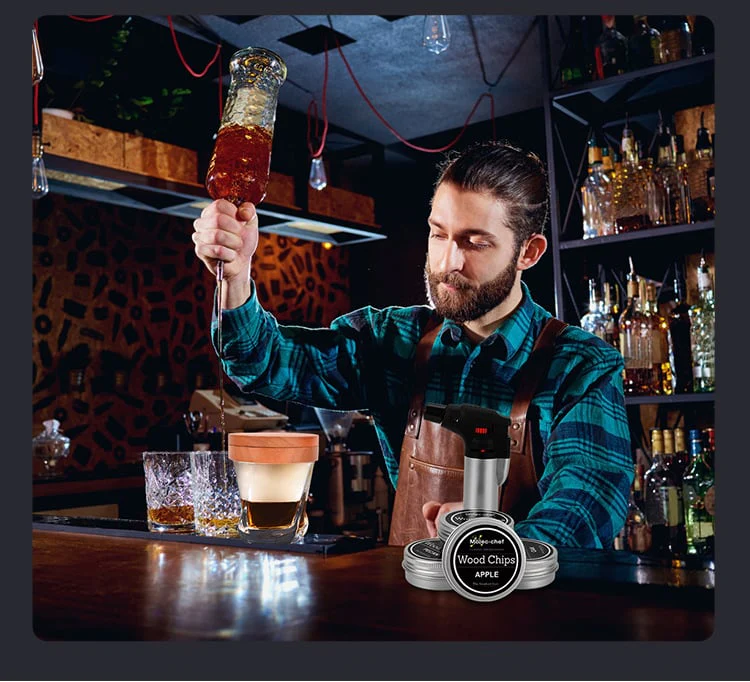 Cocktail Smoker with 8 flavors -Bourbon Whiskey Gifts for Men - Image 12
