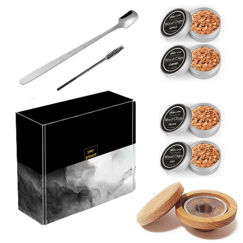 Cocktail Smoker with 8 flavors -Bourbon Whiskey Gifts for Men - Image 15