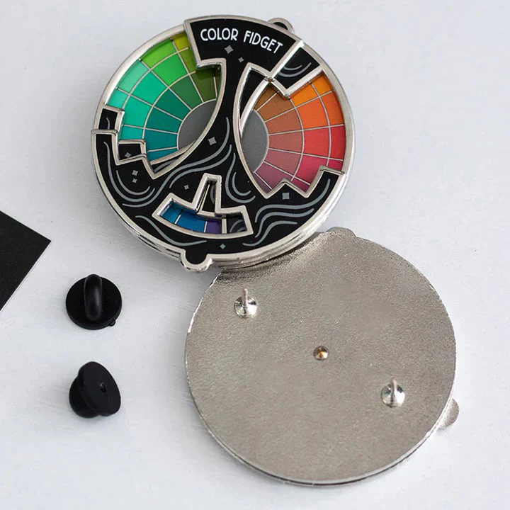 🌈Color Fidget Enamel Pin(✨A Wheel Of Twenty Hues) - Image 3