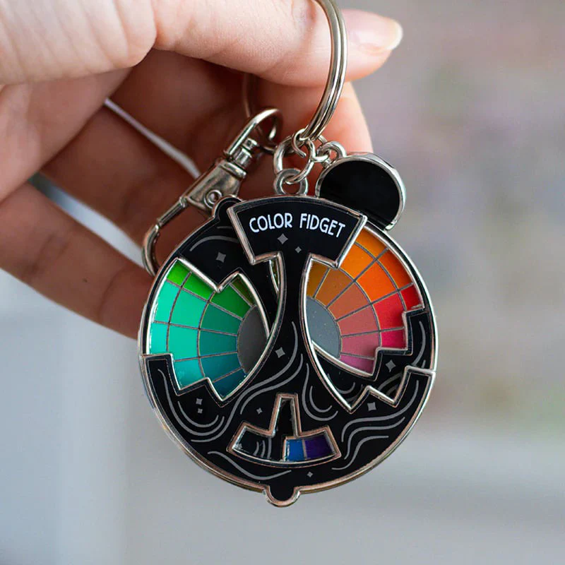 🌈Color Fidget Enamel Pin(✨A Wheel Of Twenty Hues) - Image 8