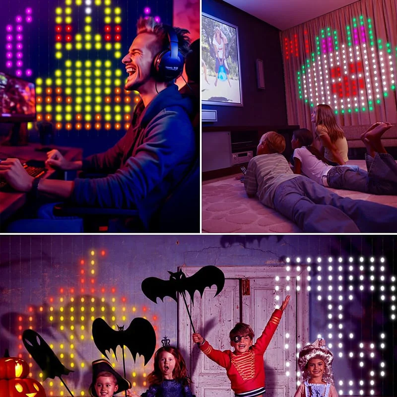 Color Waves LED Curtain Sync Lights - Image 6