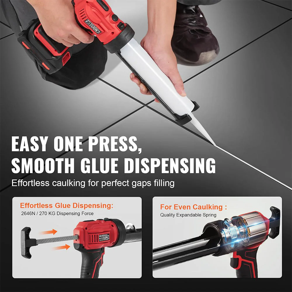 Cordless Caulking Gun, Adhesive Gun Kit - Image 2