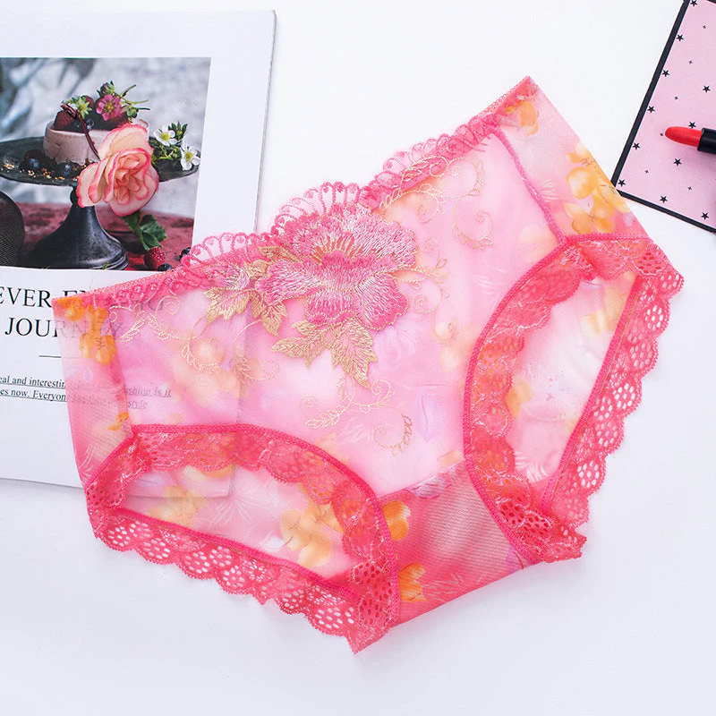 🔥Buy 7 get 7 free🔥Antibacterial cotton panty with lace embroidery - Image 4