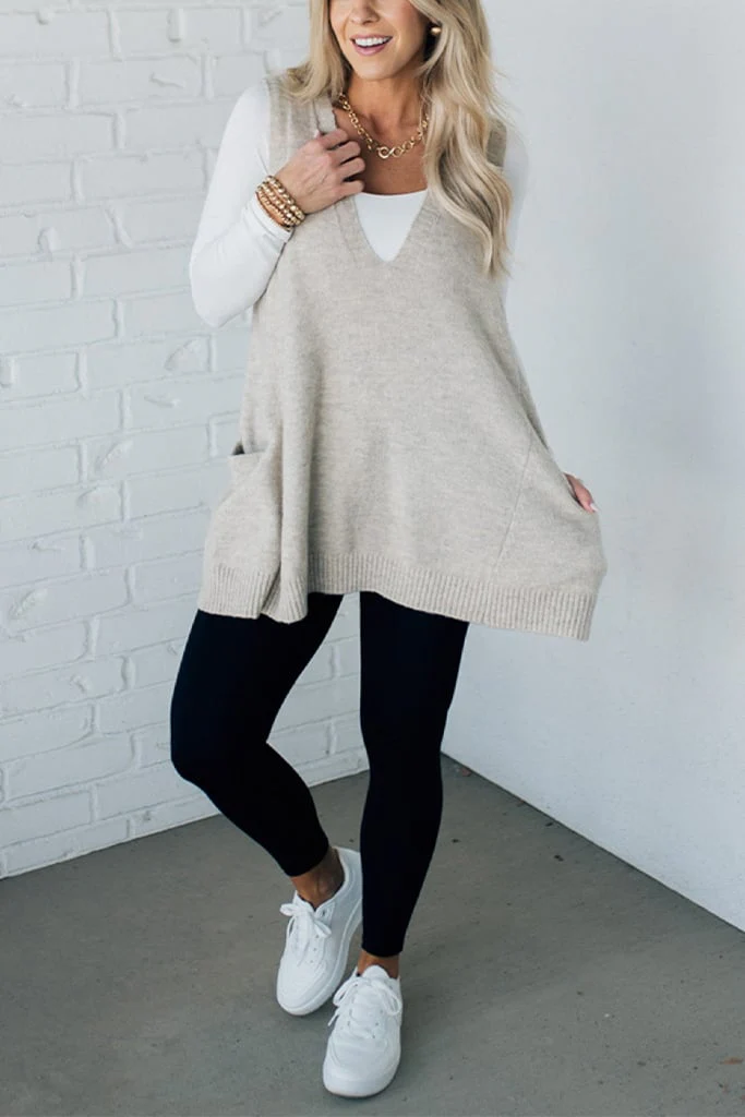 Cozy Pocket Sweater Vest | Buy 2 Free Shipping - Image 11