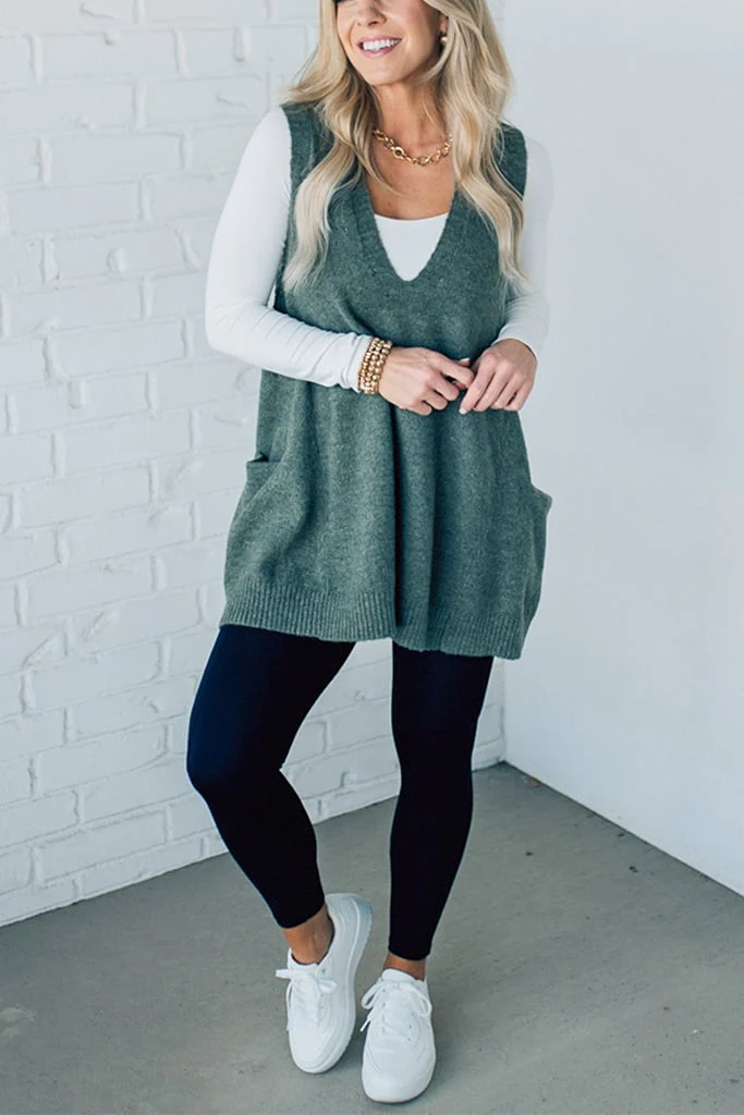 Cozy Pocket Sweater Vest | Buy 2 Free Shipping - Image 8