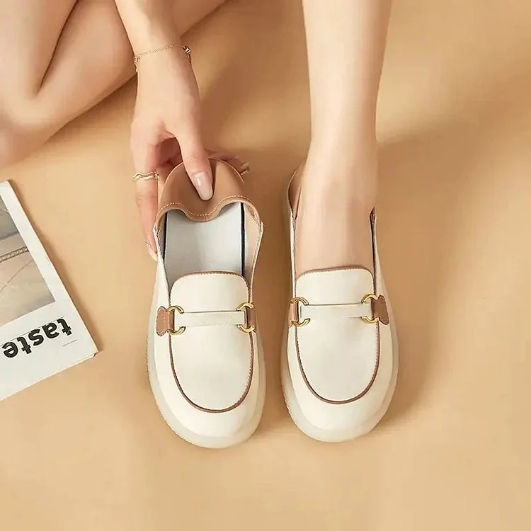 Women's Italian Leather Soft Sole Walking Shoes - Buy two pairs and get free shipping! - Image 10