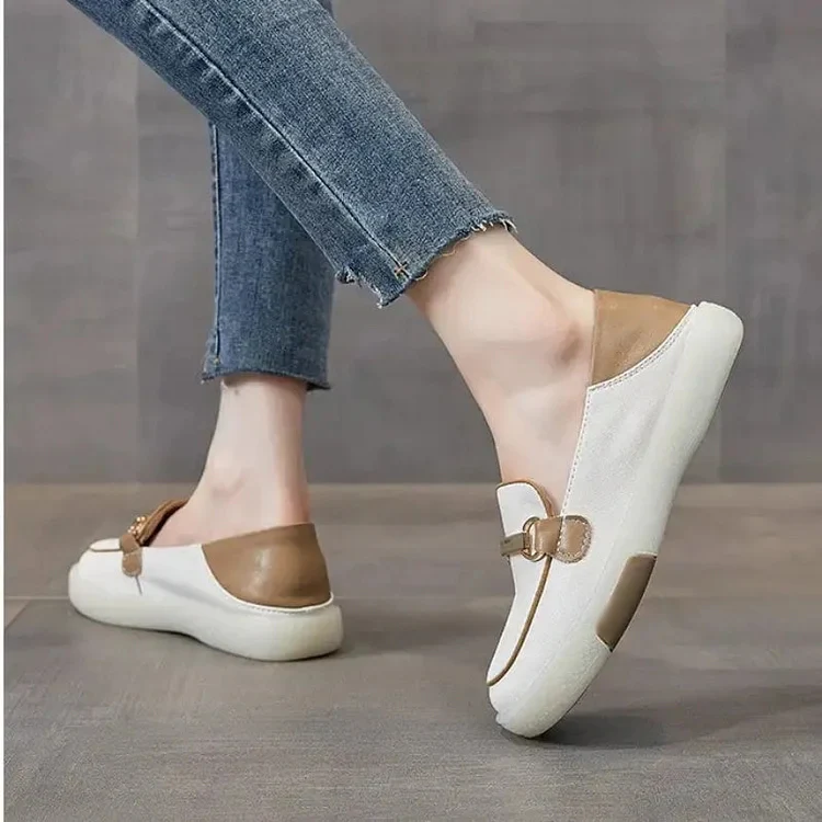 Women's Italian Leather Soft Sole Walking Shoes - Buy two pairs and get free shipping! - Image 11