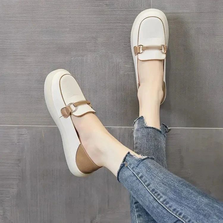 Women's Italian Leather Soft Sole Walking Shoes - Buy two pairs and get free shipping! - Image 13