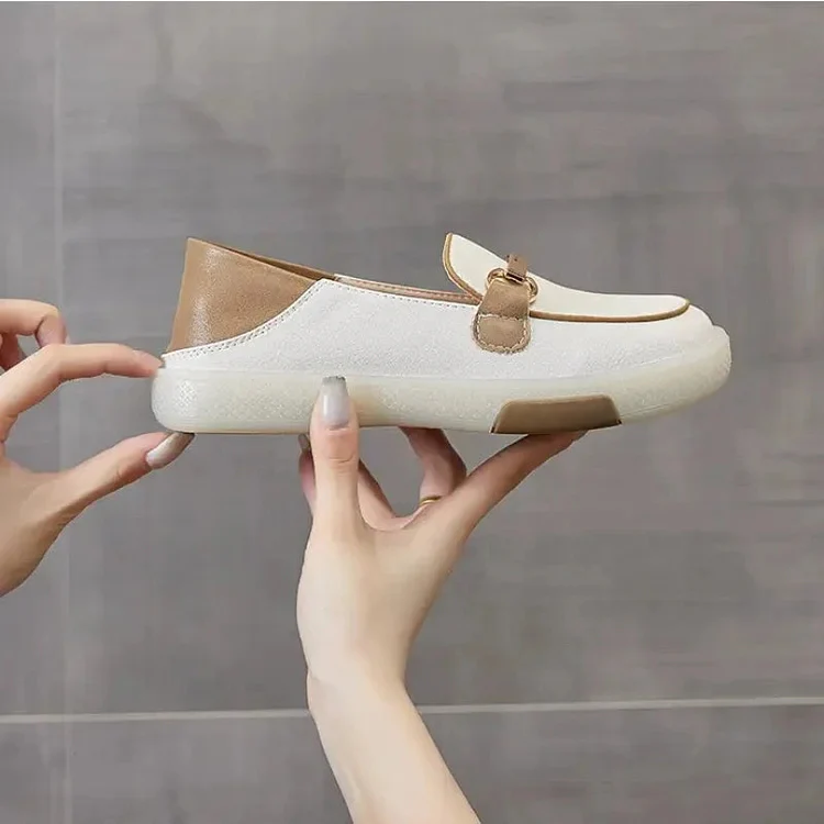 Women's Italian Leather Soft Sole Walking Shoes - Buy two pairs and get free shipping! - Image 14