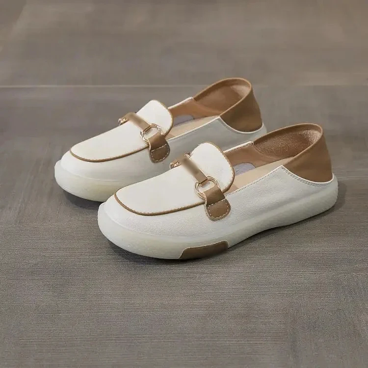 Women's Italian Leather Soft Sole Walking Shoes - Buy two pairs and get free shipping! - Image 15