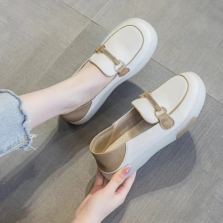 Women's Italian Leather Soft Sole Walking Shoes - Buy two pairs and get free shipping! - Image 16