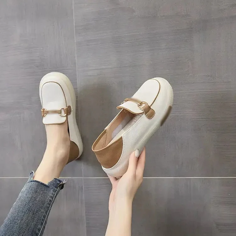 Women's Italian Leather Soft Sole Walking Shoes - Buy two pairs and get free shipping! - Image 17