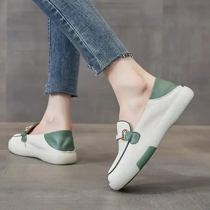 Women's Italian Leather Soft Sole Walking Shoes - Buy two pairs and get free shipping! - Image 20