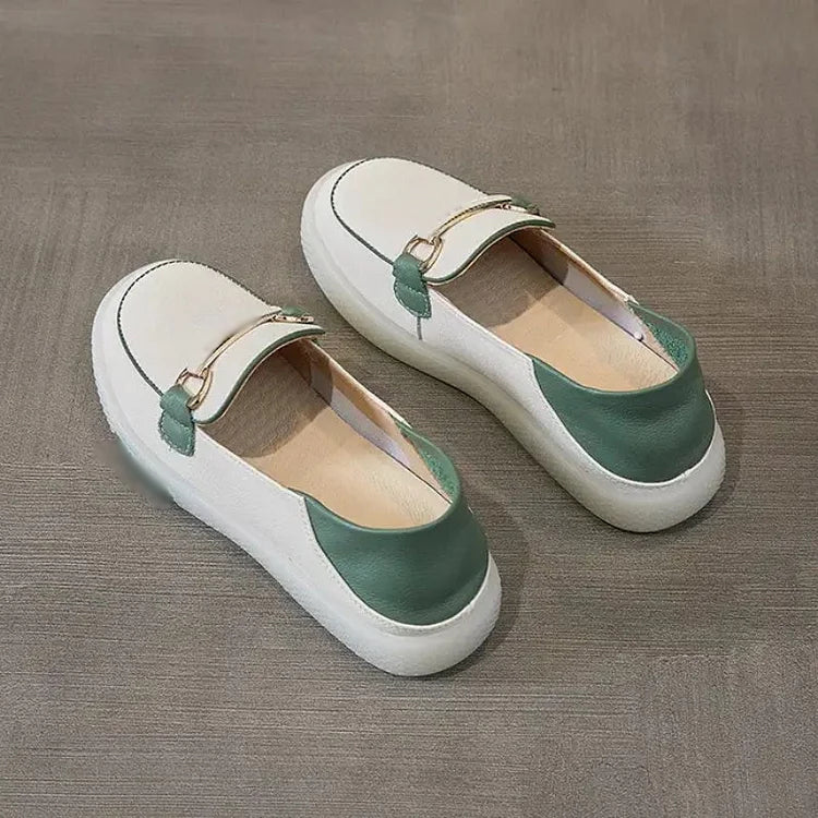 Women's Italian Leather Soft Sole Walking Shoes - Buy two pairs and get free shipping! - Image 9