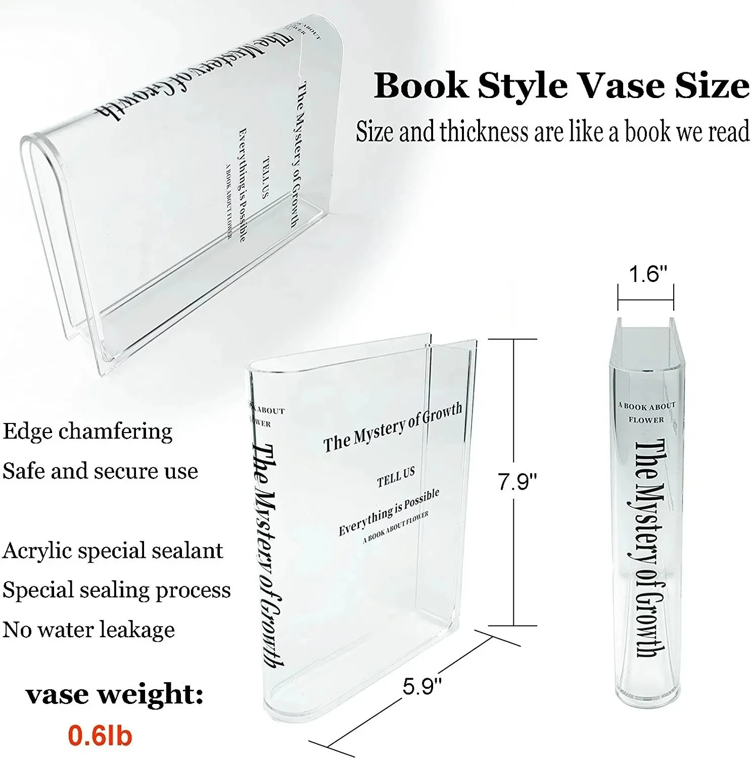 Books About Flowers - Book Vase - Image 11