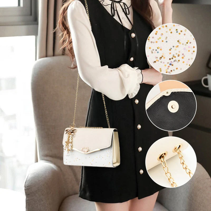 Crossbody Sequined Shoulder Bag - Image 14
