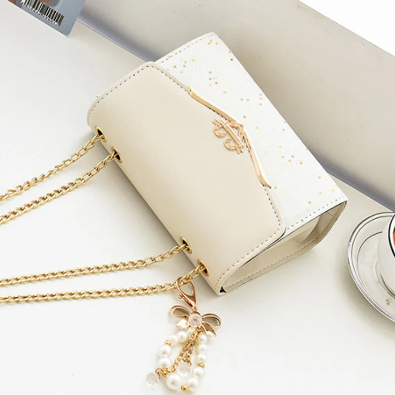 Crossbody Sequined Shoulder Bag - Image 8