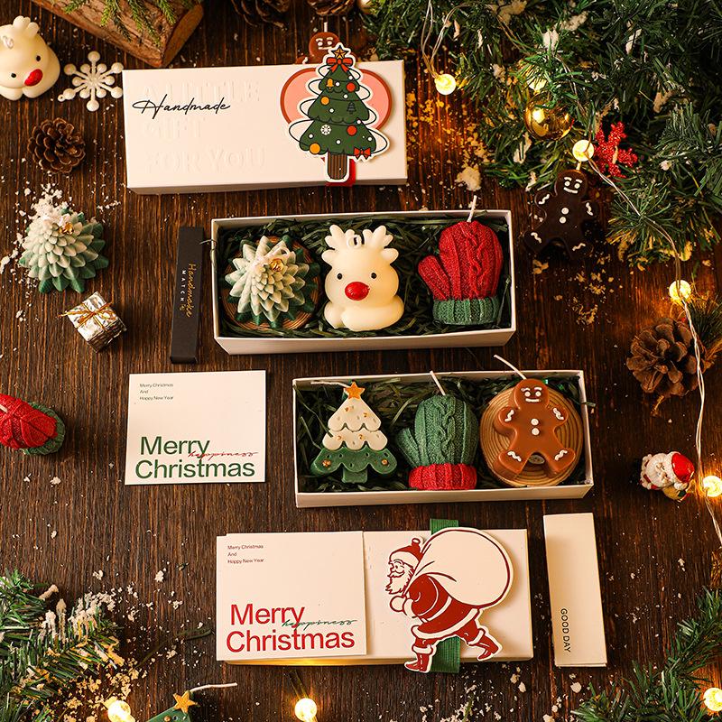 🕯️Cute Festive Scented Candles | Handmade Christmas Gift Set - Aromatherapy & Perfect Holiday Decor(Buy 2 Get 10% OFF)
